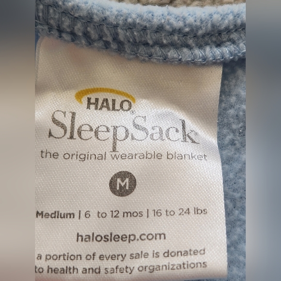 HALO Sleepsack Wearable Blanket fleece size Medium 6-12 months - Picture 3 of 6
